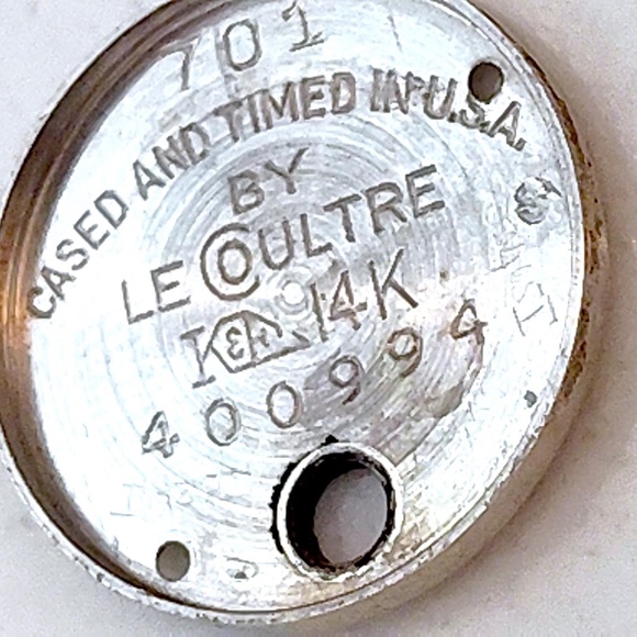 Rare Very Very Small Vintage LeCoultre 14K Gold 16 Jewel Back WindLadies… - Picture 14 of 14